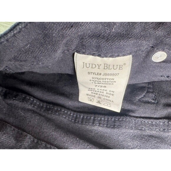 Judy Blue Black Wide Leg Pants - Picture 4 of 10